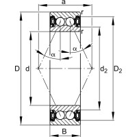 Подшипник DINROLL 3802-2Z 2001000633869