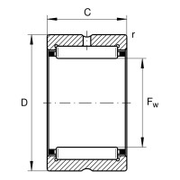 Подшипник DINROLL NKS25 2001001497064