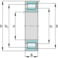 Подшипник DINROLL SL182913 2001001613105