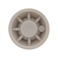 Регулируемая опора серая Алтервиа M8x30 до 360 кг упаковка 2 штуки A00021.2104008030.2