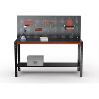 Стол металлический ООО Металекс серия KIT 750x1100x600 + перфопанель с комплектом аксессуаров), О, рост Ч , рост 201212