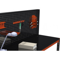 Стол металлический ООО Металекс серия KIT 750x1000x400 + перфопанель с комплектом аксессуаров), О, рост Ч , рост 201199