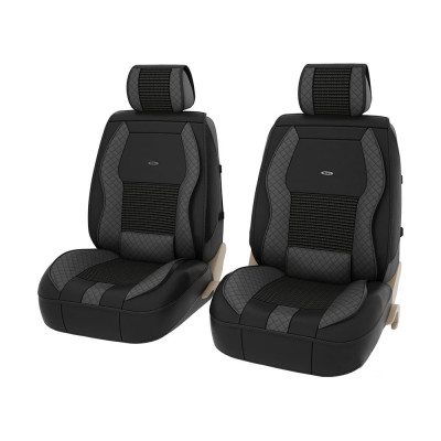 Накидки PSV 3D PREMIUM Lint 2 FRONT Черно Серый компл 760 777 133193