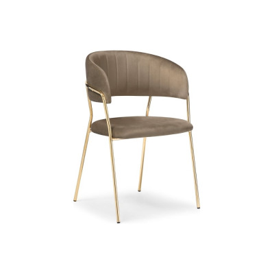 Стул Woodville Kamelia cappuccino / gold 15318