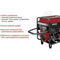 Бензиновый однофазный генератор ATLET SC13000-I