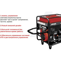 Бензиновый однофазный генератор ATLET SC15000-I