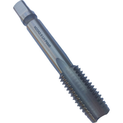 Машинно-ручной метчик TORNERI М20х2.5 Р6М5, для сквозных отверстий, левый 038268