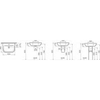 Раковина Vitra S20 60 см 5503B003-0001