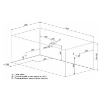 Акриловая ванна Aquanet Vega 190х100 00204046