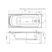 Акриловая ванна Aquanet Roma 170х70 00204028