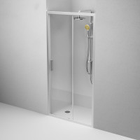 Душевая дверь AM.PM Gem Solo 100x195, стекло прозрачное, профиль матовый хром W90G-100-1-195MT