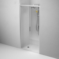 Душевая дверь AM.PM Gem Solo 100x195, стекло прозрачное, профиль матовый хром W90G-100-1-195MT