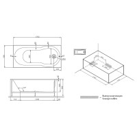 Акриловая ванна AM.PM X-Joy, A0 170x70 см W88A-170-070W-A