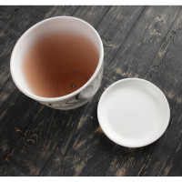 Горшок цветочный СИМАЛЕНД Лотос Белый 5 л 3565857