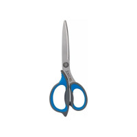 Офисные ножницы DELI E77760 Soft 210 мм ТПЭ сталь ассорти блистер, 12 шт 1417524