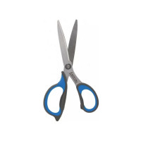 Офисные ножницы DELI E77759 170 мм ручки с резиновой вставкой сталь ассорти, 12 шт 1504102