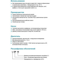Мотопомпа LEO LGP 10 13