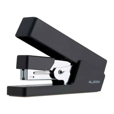Степлер DELI Nusign, 25 листов, черный, 100 скоб, коробка, 12 шт в упаковке ENS081BLACK ENS081-black