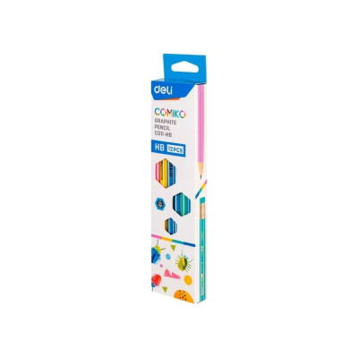 Чернографитный карандаш DELI Comiko EC011-HB 1480851