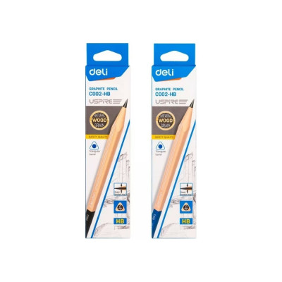 Чернографитный карандаш DELI Uspire EC002-HB 1482530