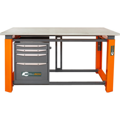 Однотумбовый верстак Toollbox с регулируемой столешницей серии TBP1800 (TB4)