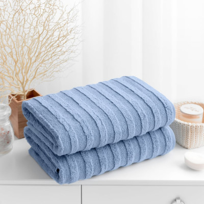 Набор махровых полотенец Verossa Palermo Пудрово-голубой, 50x90 см, 70x140 см, 460 г/м2 746397