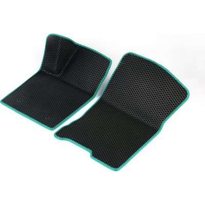 Передние коврики Vicecar ЭВА c 3д лапкой для Hyundai Sonata IV (EF) 2001-2012 (тагаз) (Хендай Соната ЕФ 4) ЕВА EVA без разреза 2DL18018-изумрудный