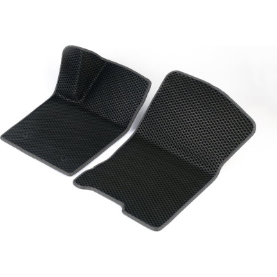 Передние коврики Vicecar ЭВА c 3д лапкой для Subaru Outback II 1999 - 2003 (Субару Аутбек) ЕВА EVA без разреза 2DL43031-темносерый