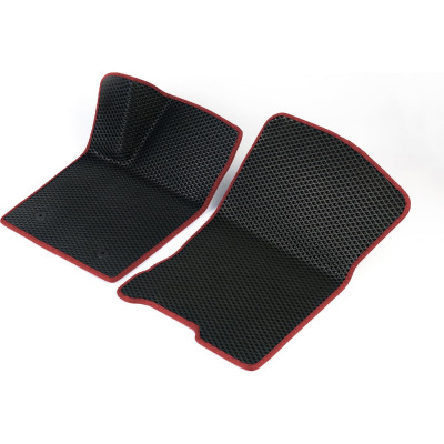Передние коврики Vicecar ЭВА c 3д лапкой для Hyundai Sonata IV (EF) 2001-2012 (тагаз) (Хендай Соната ЕФ 4) ЕВА EVA без разреза 2DL18018-бордовый