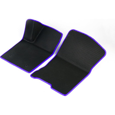 Передние коврики Vicecar ЭВА c 3д лапкой для Subaru Impreza II 2000 - 2007 (левый руль) (Субару Ипреза 2) ЕВА EVA без разреза 2DL43004-фиолетовый