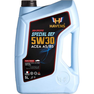 Special OEF 5W30 ACEA A5/B5, API SN/CF 5L HAVENS HSOEF5W30A5B55