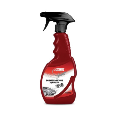 Полироль кузова 3ton ТН-504 с воском, AQUA POLISH 550 мл 55403
