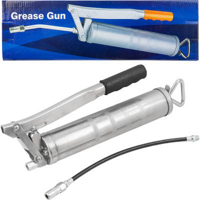 Шприц ручной Forsage для нагнетания густой смазки с гибким шлангом объем 450мл, длина шланга 300мм F-20450(59309)