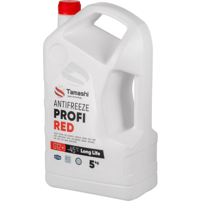 Антифриз Tamashi Profi Long Life G12+ 5 кг, красный, готовый, до -45C ANTR5