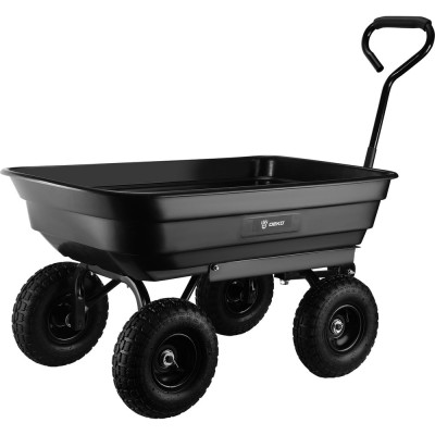 Садовая тележка-самосвал четырехколесная DEKO DKGT100 085-2036