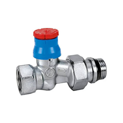 Клапан Giacomini R402TG, прямой, 1, 1, ВН, хромированный, отвод с герметичной прокладкой R402X035 022-2353