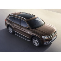 Пороги "Premium" Rival для Volkswagen Teramont 2017-н.в., 193 см, 2 шт., алюминий, A193ALP.5805.1