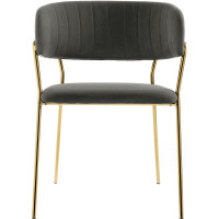 Стул Woodville Kamelia dark blue, gold 15320