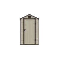 Сарай Wotex Storage-01-1, бежевый с коричневым, 134х104х204 см 1341041
