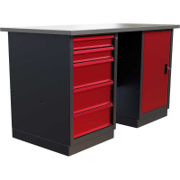 Слесарный двухтумбовый верстак IRONMEBEL worky wk-5/wk-0 1400 M-IM00175K