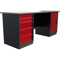 Слесарный двухтумбовый верстак IRONMEBEL worky wk-5/wk-0 1900 M-IM00199K