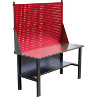 Стол верстак IRONMEBEL worky wk 1600 с двумя экранами M-IM00099K