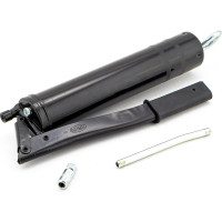 Автомобильный шприц для смазки TopAuto рычажно-плунжерный, черный, 300 мл, профессиональный, для одной руки 30013