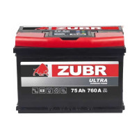 Аккумулятор ZUBR Ultra 75Ah R+ ZU750