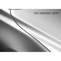 Аэрозольная краска HOTZ "Ford Frozen White 3G/57VT", 1K базовая автомобильная ремонтная автоэмаль, металлик, 520 ml 4673755215553