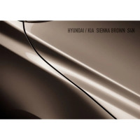 Аэрозольная краска HOTZ "Hyundai/Kia Sienna Brown S4N", 1K базовая автомобильная ремонтная автоэмаль, металлик, 520 ml 4673755216154