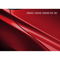 Аэрозольная краска HOTZ "Renault/Nissan Dynamic Red NNJ", 1K базовая автомобильная ремонтная автоэмаль, металлик, 520 ml 4673755215928