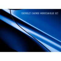 Аэрозольная краска HOTZ "Chevrolet/Daewoo Moroccan Blue GCT", 1K базовая автомобильная ремонтная эмаль, металлик, 520 ml 4673755215485