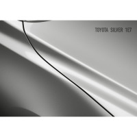 Аэрозольная краска HOTZ "Toyota Silver 1E7", 1K базовая автомобильная ремонтная автоэмаль, металлик, 520 ml 4673755216031