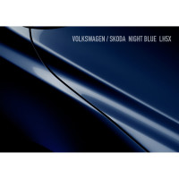 Аэрозольная краска HOTZ "Volkswagen/Skoda Night Blue LH5X", 1K базовая автомобильная ремонтная автоэмаль, металлик, 520 ml 4673755216116
